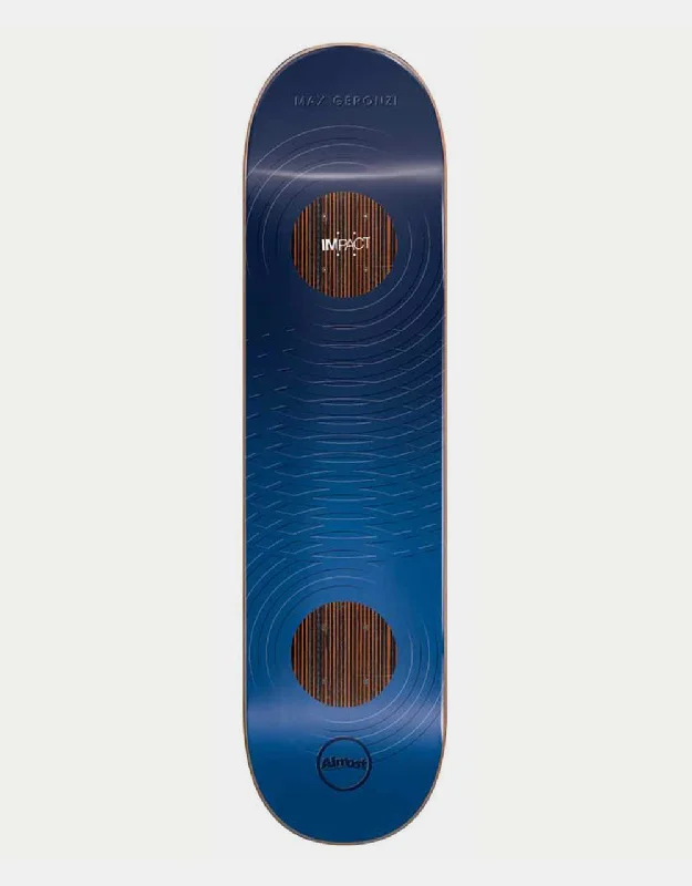 Skateboard Deck For Competitive Skaters-Almost Max Knock Out Rings Impact Support Skateboard Deck - 8"