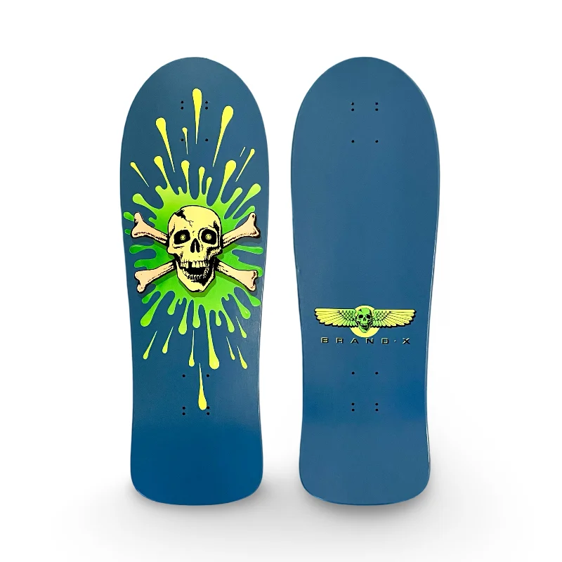 Skateboard Deck With Reinforced Sidewalls-DedHed 10"x30.25" Limited Edition HAND-PAINTED Deck (1 of 3)