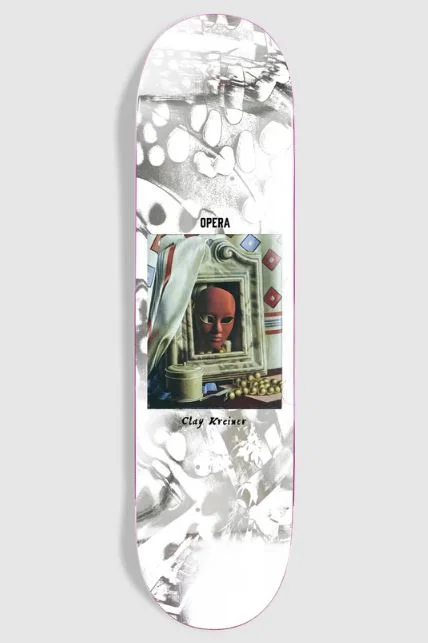 Skateboard Deck With Premium Craftsmanship-Opera Deck 8.5 Reflection Clay Kreiner EX7