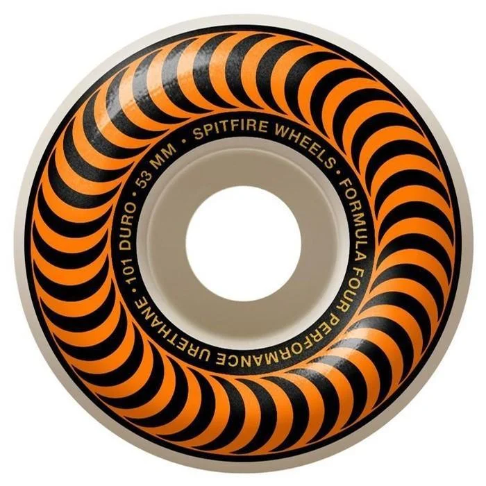 Skateboard Wheels With Water Resistance-Spitfire Formula Four Classic Wheel (101D) - (53MM)