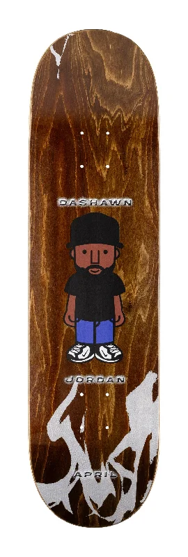 Skateboard Deck With Fade-Resistant Print-April Dashawn Jordan Character Deck - 8.5