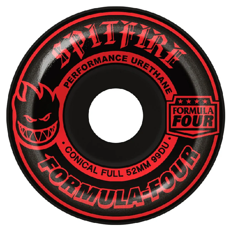 Skateboard Wheels For Best Skating Sessions-Spitfire F4 99Du Conical Full BlackOuts - Skateboard Wheels