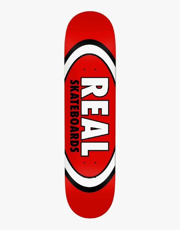 Skateboard Deck With High Friction Coating-Real Classic Oval Skateboard Deck - 8.12"