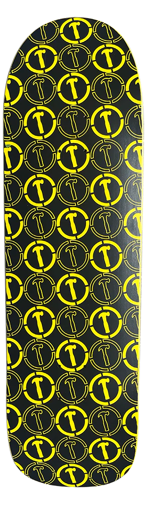 Skateboard Deck With Extra Flex-Hammers Logo Pattern Deck - (9.0)