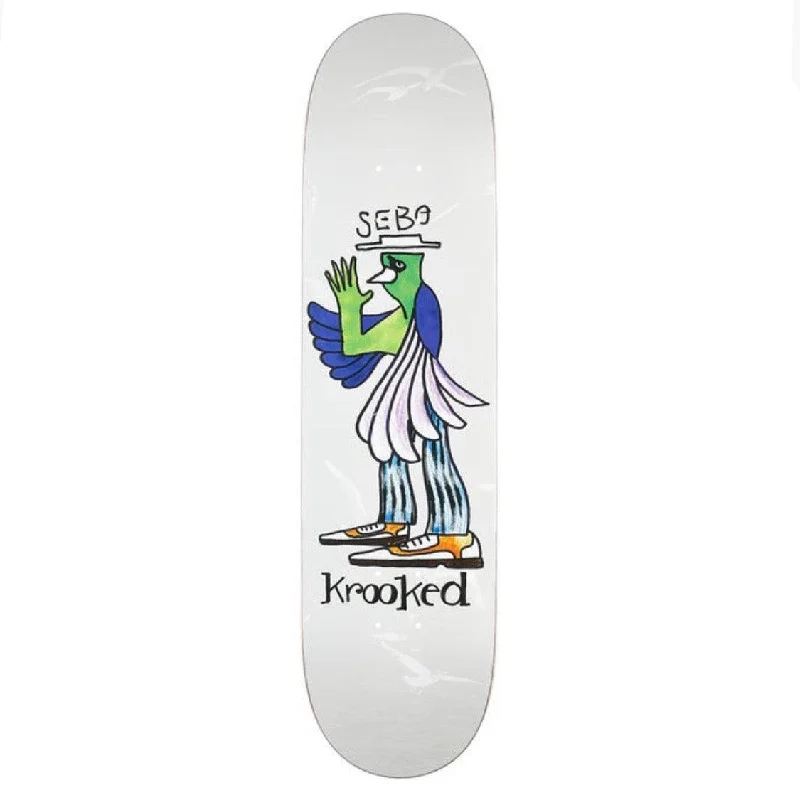 Skateboard Deck With Extra Stability-Krooked Sebo Mornin Deck - (8.06)