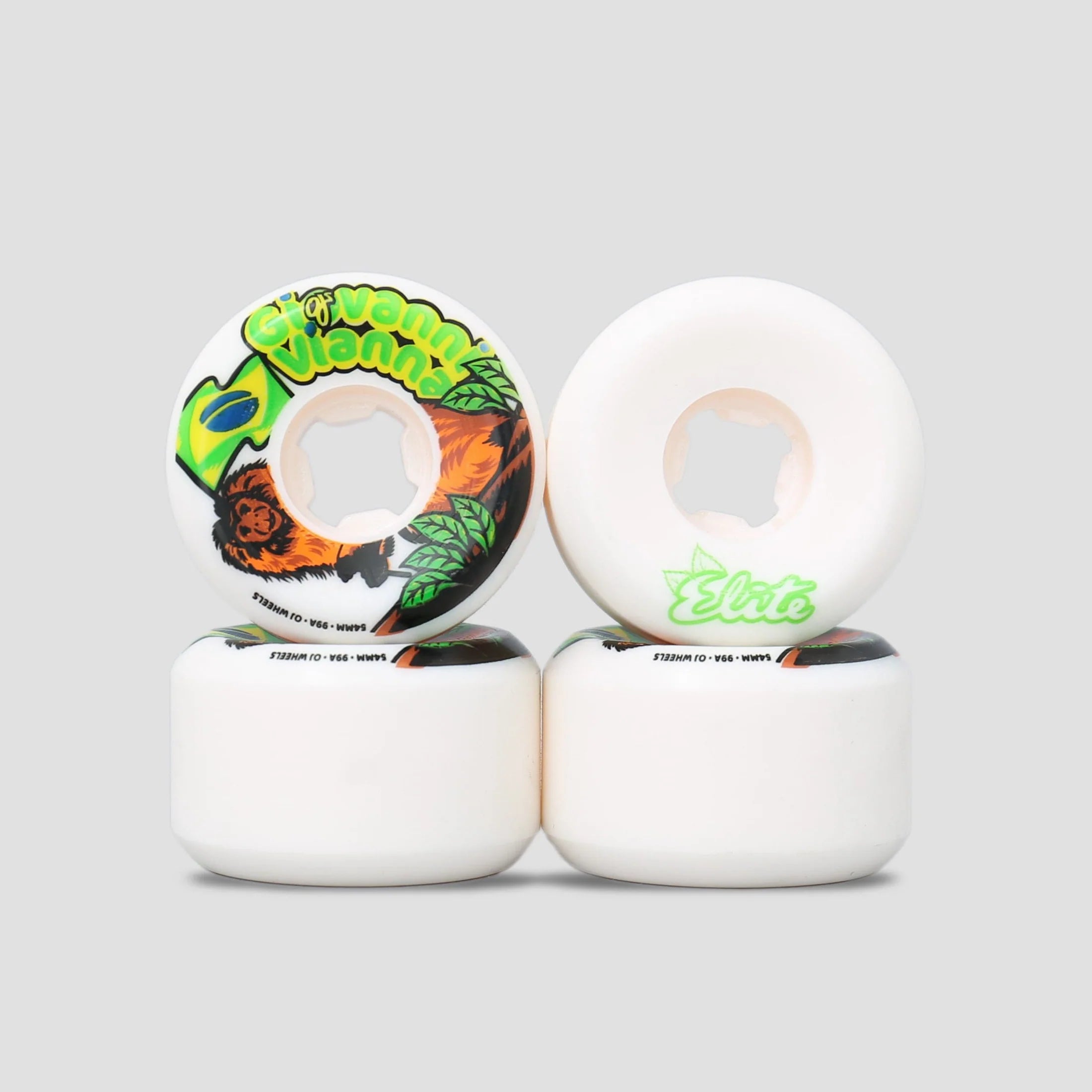 Skateboard Wheels For Precision Skating-OJ - Vianna TamTam Elite Hardline 99a Wheels (54mm)