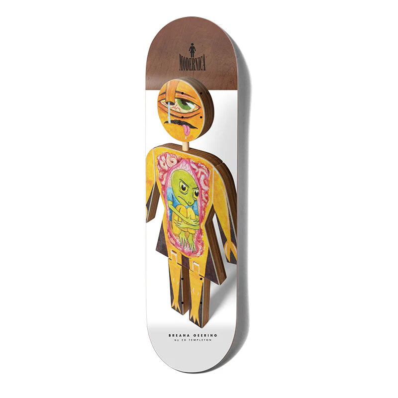 Skateboard Deck For High-Speed Tricks-Girl x Modernica Geering Skateboard Deck