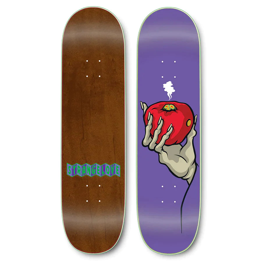 Skateboard Deck For Cruisers-Strange Love Apple Deck 8.5-(Purple)