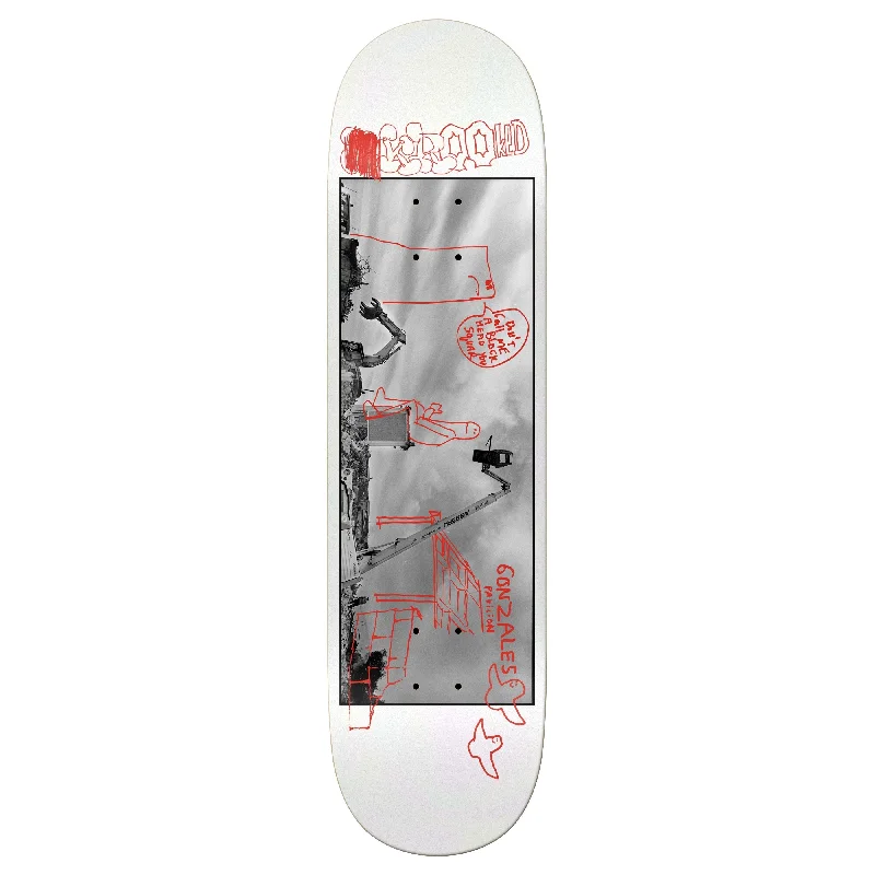 Skateboard Deck For Skatepark Domination-Krooked Deck 8.5 Aperture Mark Gonzales