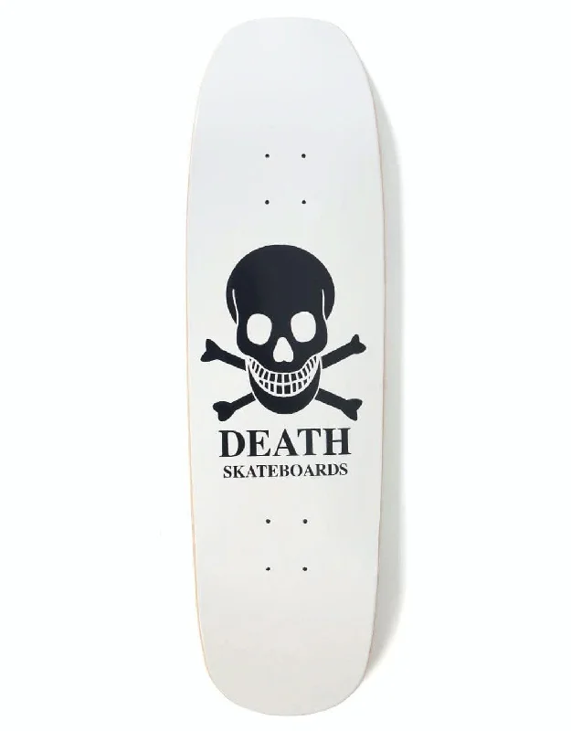 Skateboard Deck With Competitive Skating Specs-Death OG Skull 'Pool Shape' Skateboard Deck - 9"