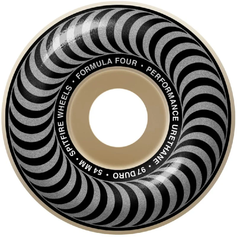 Skateboard Wheels With Narrow Profile-Spitfire Classic Formula Four 97D 54mm - Skateboard Wheels