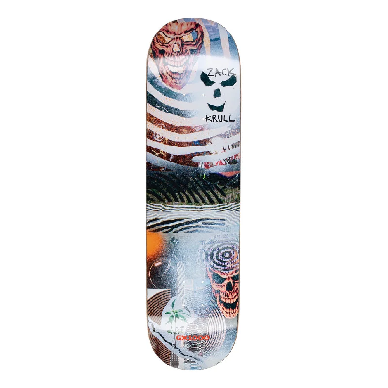 Skateboard Deck With Long-Lasting Performance-GX1000 Zach Krull Masks Deck - 8.25