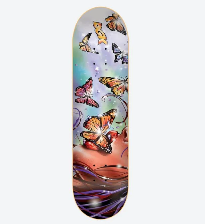 Skateboard Deck For Competitive Skaters-DGK Deck Floating Multi 8.1