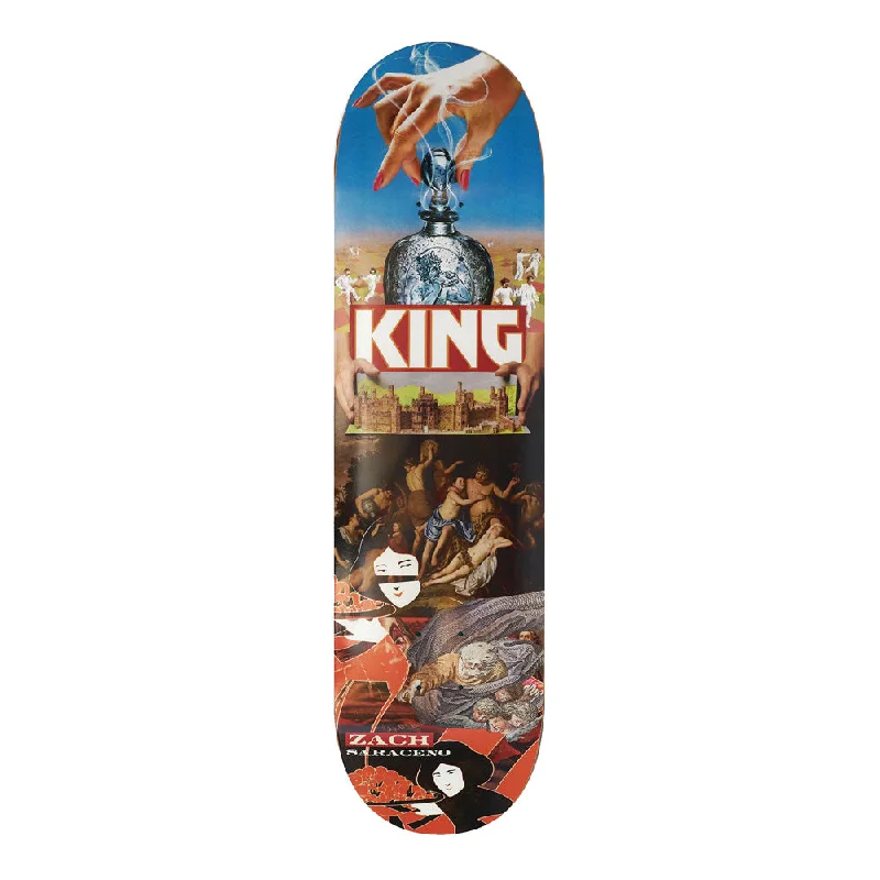 Skateboard Deck With Reinforced Sidewalls-KING SKATEBOARDS ZACH SARACENO KINGDOM DECK // 8.38"