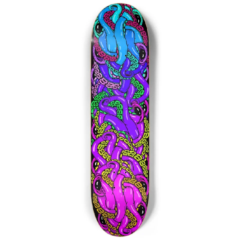 Skateboard Deck For Pro Skaters-8.25 Squid Tangle Custom Skateboard