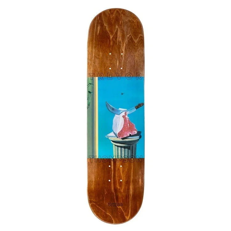 Skateboard Deck With High Concave-WKND STEAK AND TRINITY TREVOR THOMPSON DECK // 8.0" & 8.25"