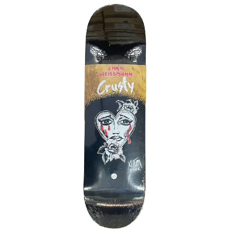 Skateboard Deck For Next-Gen Skateboarding-ATM Click - Chris "Crusty" Weissman "Heart" - Skateboard Deck