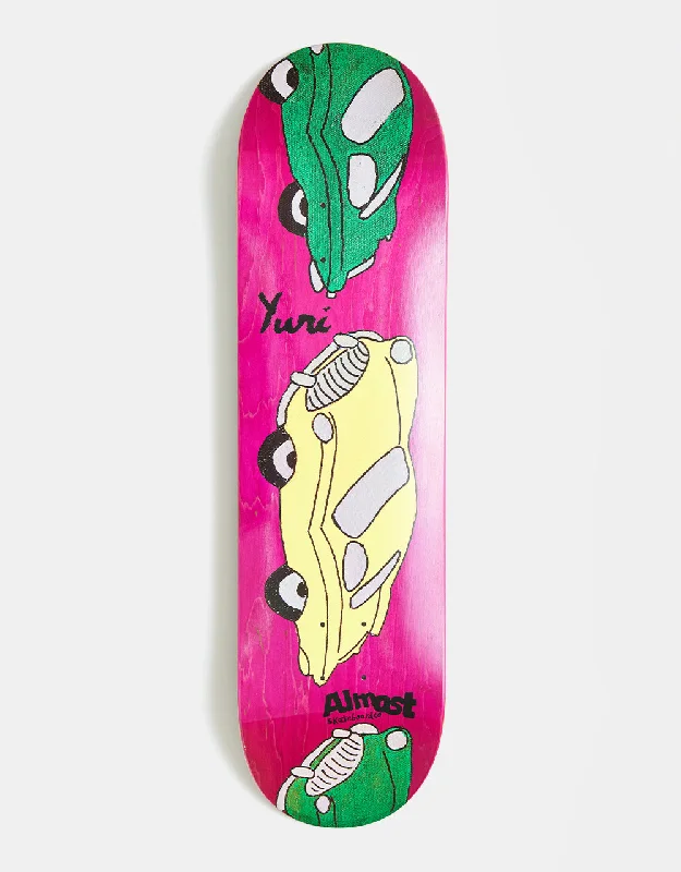 Skateboard Deck With Reinforced Sidewalls-Almost Yuri Cars Impact Pro Light Skateboard Deck - 8.375"