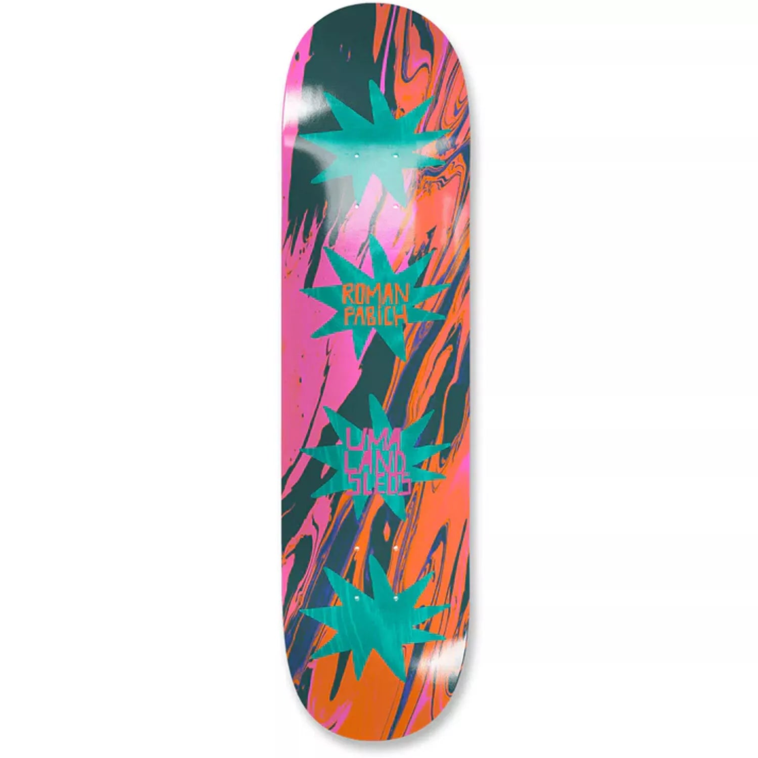 Skateboard Deck With Extra Durability-Uma Deck roman Pabich Pop Art 8.0