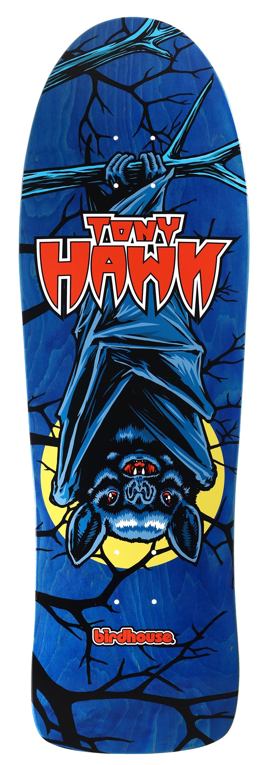 Skateboard Deck With Reinforced Tail-Birdhouse - Tony Hawk The Bat Deck (10.25")