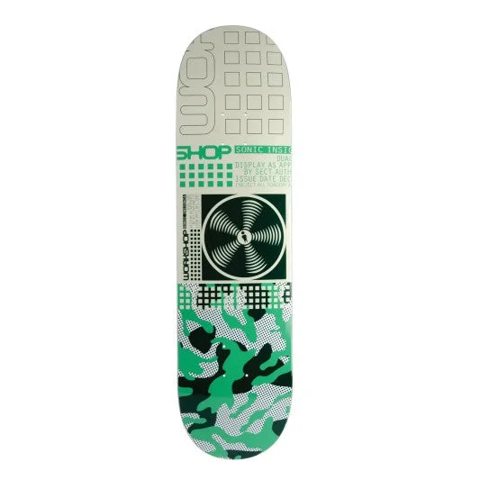 Skateboard Deck With Enhanced Comfort-ALIEN WORKSHOP SONIC INSIGNIA DECK 8.375