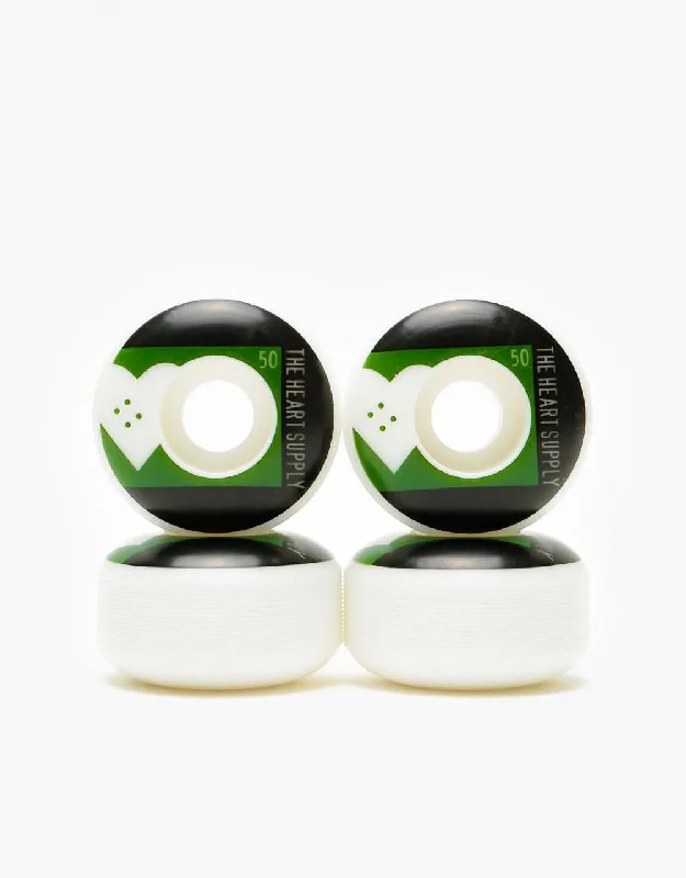 Skateboard Wheels With Precision Bearings-The Heart Supply Even 99a Skateboard Wheel - 50mm