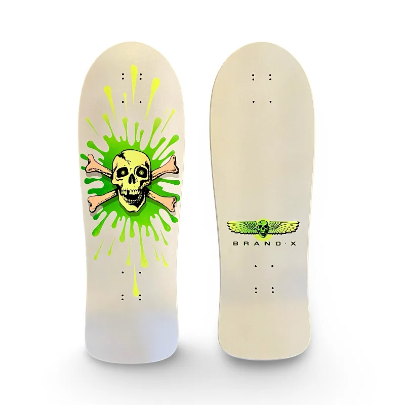 Skateboard Deck For Best Landing Support-DedHed 10"x30.25" Limited Edition HAND-PAINTED Deck (1 of 3)