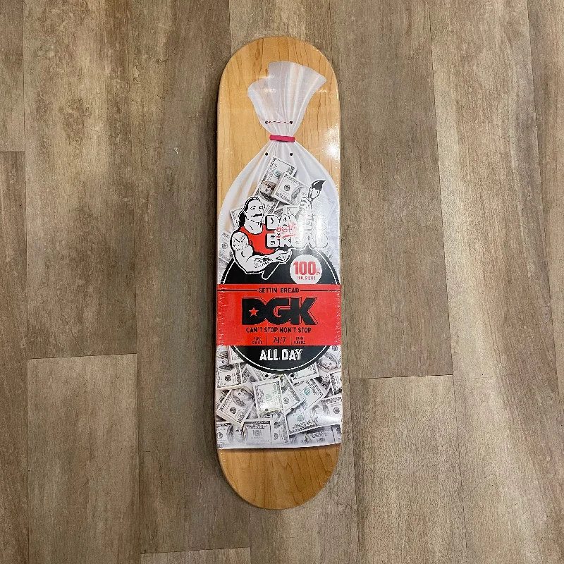 Skateboard Deck With Reinforced Layers-DGK BREAD DECK 8.125