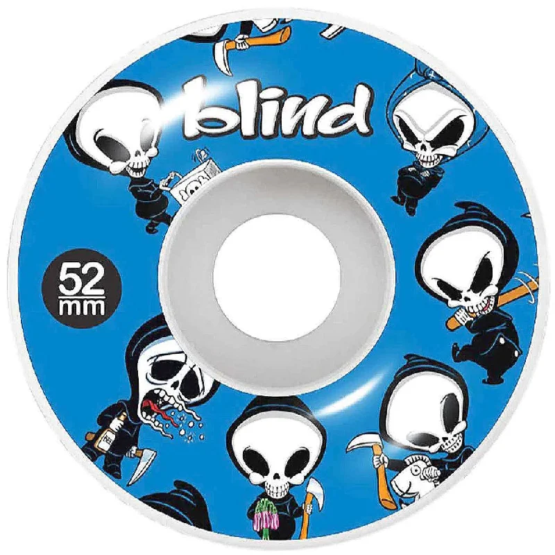 Skateboard Wheels With Heat Resistance-Blind Reaper Wallpaper Blue 52mm - Skateboard Wheels