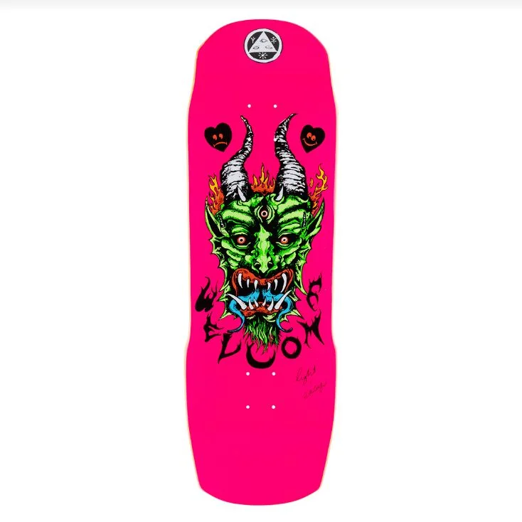 Skateboard Deck With Long-Lasting Performance-Welcome Deck Light And Easy On Totem 9.78