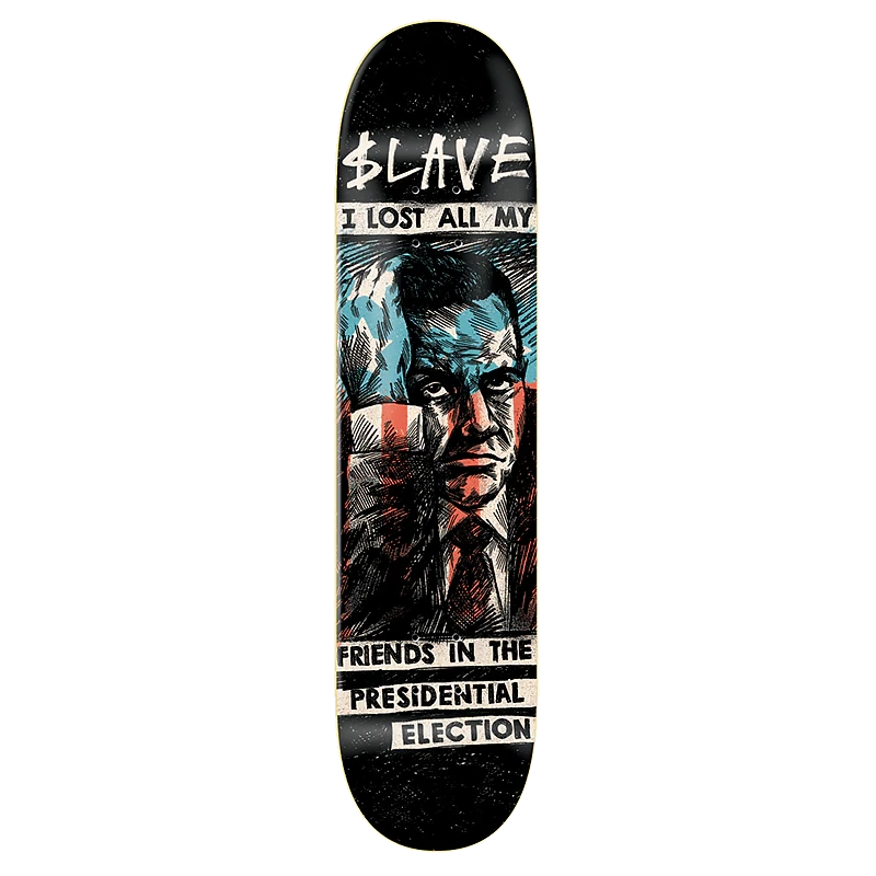 Skateboard Deck With Classic Aesthetic-Slave No Friends 8.25" Skateboard Deck