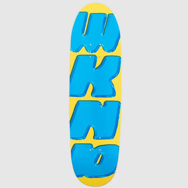 Skateboard Deck With Multi-Layer Construction-WKND - Lookout Yellow Shaped Deck