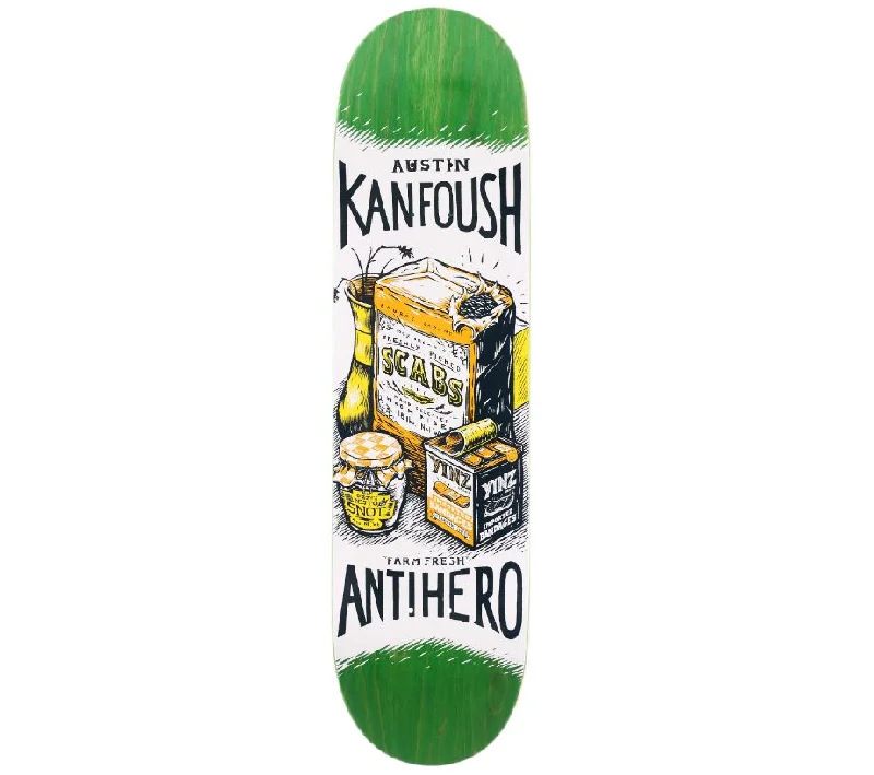 Skateboard Deck For Unmatched Precision-Anti Hero Deck Farm Fresh 8.38 Austin Kanfoush