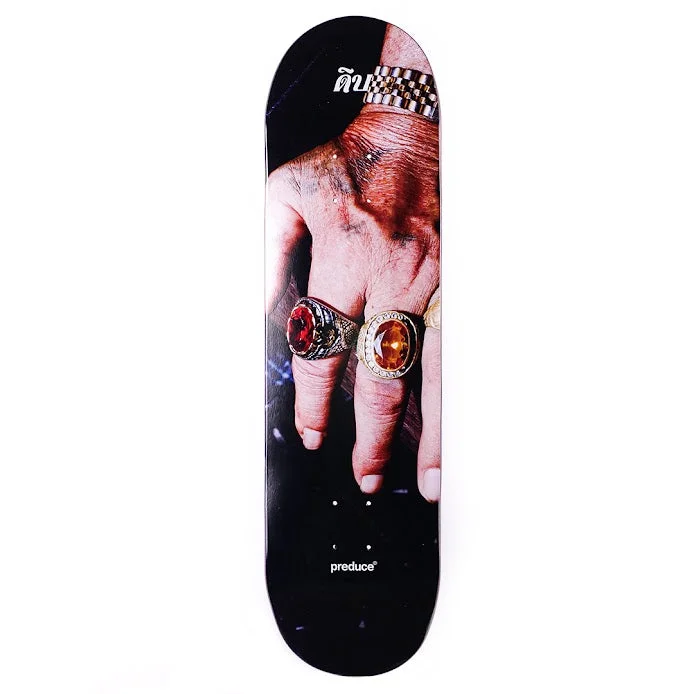 Skateboard Deck With Pro-Level Performance-PREDUCE x KANRAPEE RAW THAI BLING BLING DECK // 8.5" x 32"