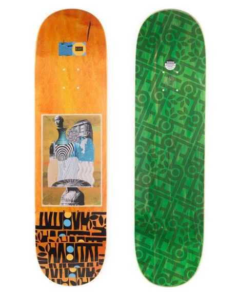 Skateboard Deck With Durable Finish-Habitat Deck 8.5 Kaue Cossa Portraits From the Edge