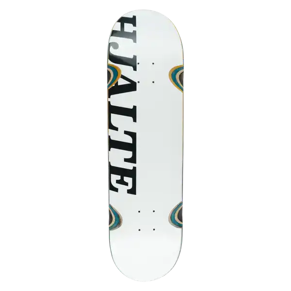 Skateboard Deck With Extra Durability-Hardbody Hjalte Pro White Deck - (8.25/8.375)