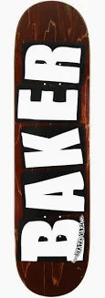 Skateboard Deck For Unmatched Precision-Baker Brand Logo Veneers B2 Deck - 8.25