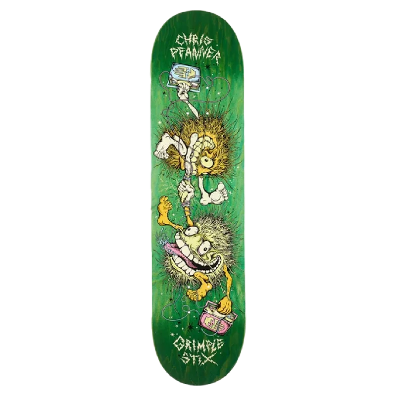 Skateboard Deck With Matte Finish-AntiHero Skateboards - Grimplestix - Chris Pfanner - Guest Model - 8.06 - Skateboard Deck