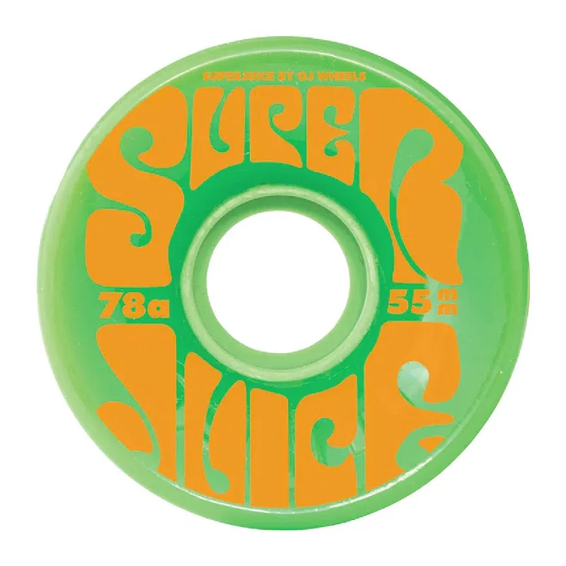 Skateboard Wheels With Reinforced Axle Fit-OJ WHEELS MINI SUPER JUICE GREEN 78A VARIANTS