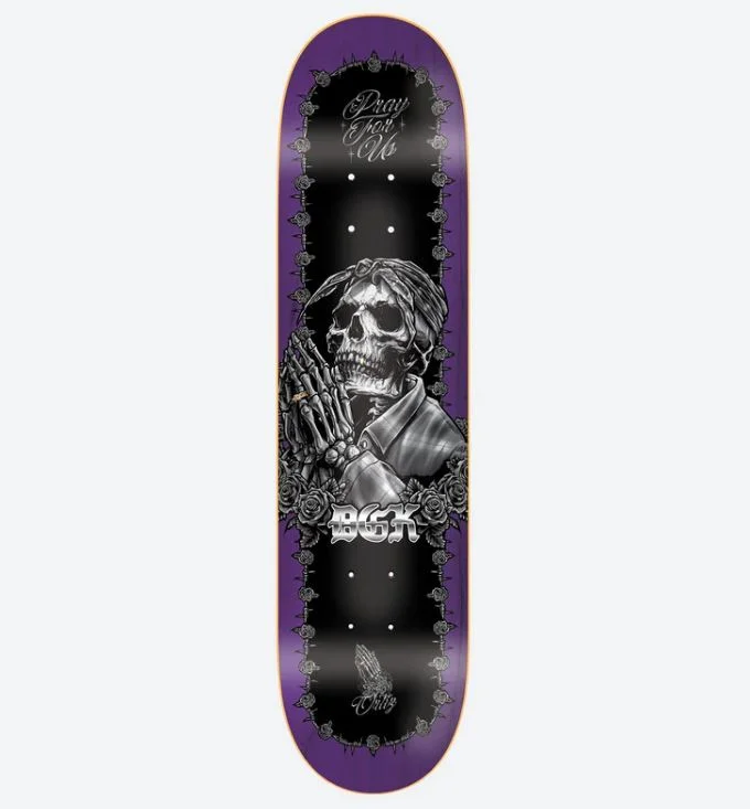 Skateboard Deck For Next-Gen Skateboarding-DGK Deck Devoted Ortiz 8.25 (Twin Tail)