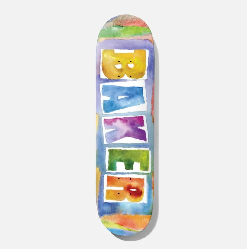 Skateboard Deck For Smooth Transitions-Baker Deck TB Watercolor 8.25