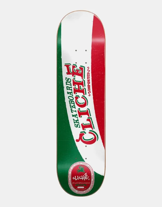 Skateboard Deck With Wide Surface-Cliché Imported Skateboard Deck - 8"