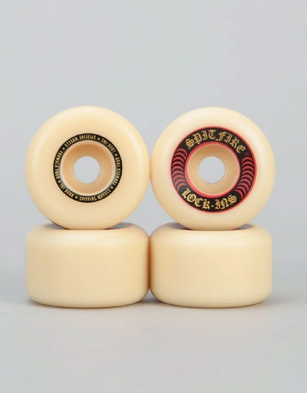 Skateboard Wheels With Water Resistance-Spitfire Lock Ins Formula Four 101d Team Wheels