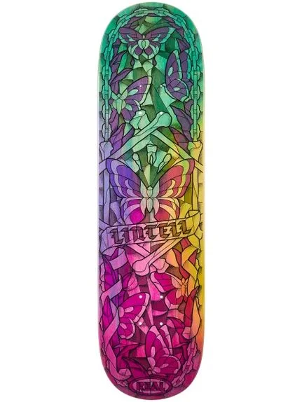 Skateboard Deck With Premium Craftsmanship-Real Deck Lintell Chrom Cath 8.38