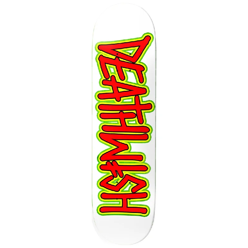 Skateboard Deck For Longboarding-Deathwish - Deathspray WHT Brain - Skateboard Deck