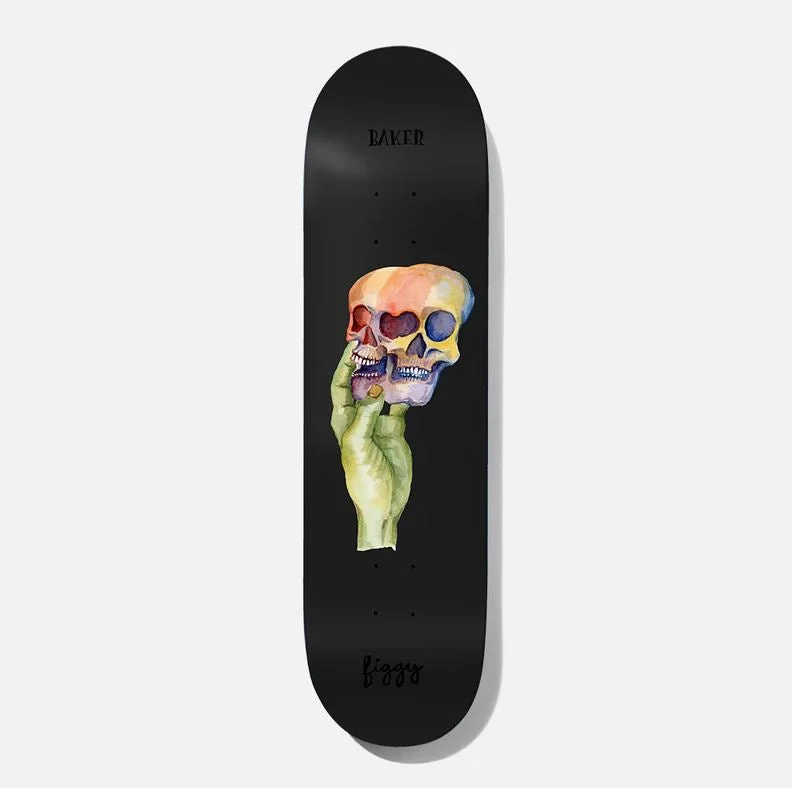 Skateboard Deck With Stronger Stability-Baker Deck Figgy Waters 8.125