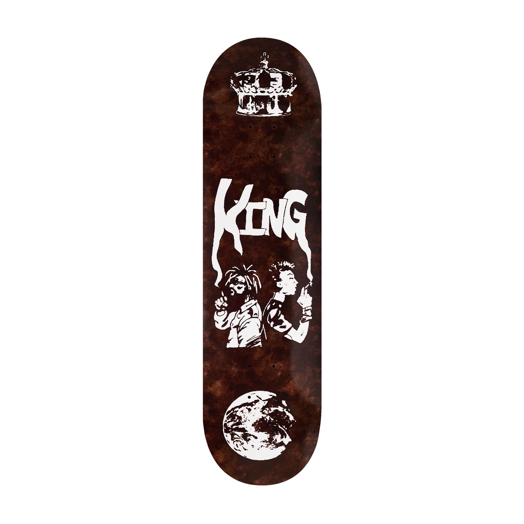 Skateboard Deck For Reinforced Flex-King Skateboards - NA-KEL SMITH - SMO-KERS DECK