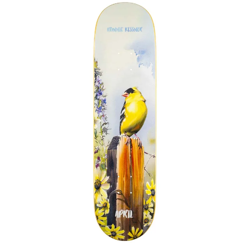 Skateboard Deck For Tricks-April Ronnie Kessner Goldfinch Deck - 8.25