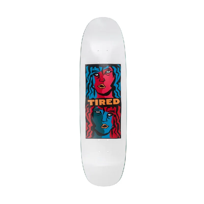 Skateboard Deck For Enhanced Board Feel-TIRED DOUBLE VISION DONNY SHAPED DECK - 8.6