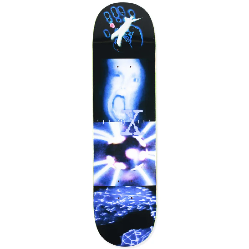 Skateboard Deck With Low-Maintenance Surface-THEORIES SKATEBOARDS OUT THERE DECK SIZE VARIANT